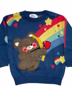 Lola + The Boys New Arrivals Cupid Bear Love Sweatshirt