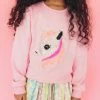 Flash Sale β¨ Lola + The Boys π§ Girls Fancy Unicorn Pink Sweatshirt β 2 Lola + The Boys Girls Fancy Unicorn Pink Sweatshirt