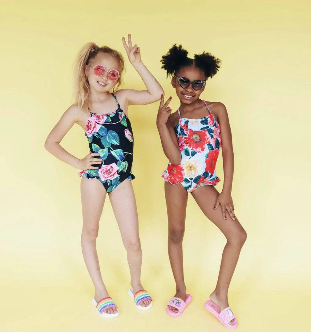 Best Sale ✨ Lola + The Boys Rose Garden 🩱 Swimsuit ✔️ 6 Lola + The Boys Rose Garden Swimsuit