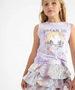 Lola + The Boys Dream On Muscle T Shirt Girls