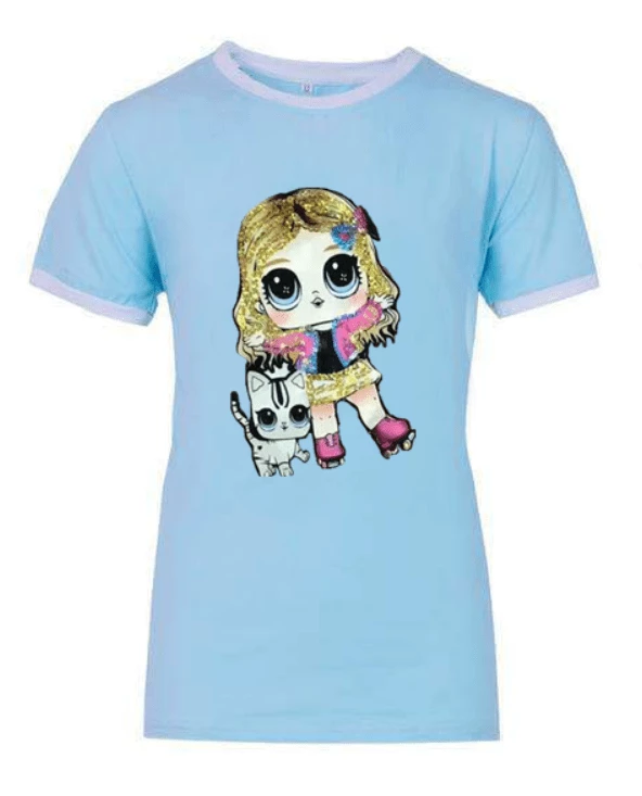 Top 10 𧨠Lola + The Boys Doll And Kitty Sequin Ringer T-Shirt π 3 Lola + The Boys Doll And Kitty Sequin Ringer T-Shirt