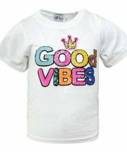 Lola + The Boys Good Vibes Neon Tee