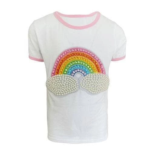 Hot Sale โญ Lola + The Boys Rainbow Pearl Patch T ๐ Shirt ๐ 4 Lola + The Boys Rainbow Pearl Patch T Shirt