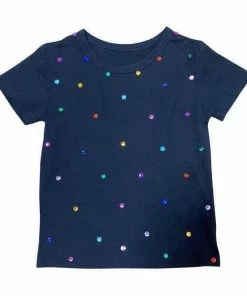 Lola + The Boys Girls Rainbow Gem T-Shirt