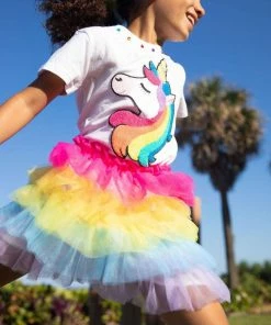 Lola + The Boys Unicorn Jewel T-shirt